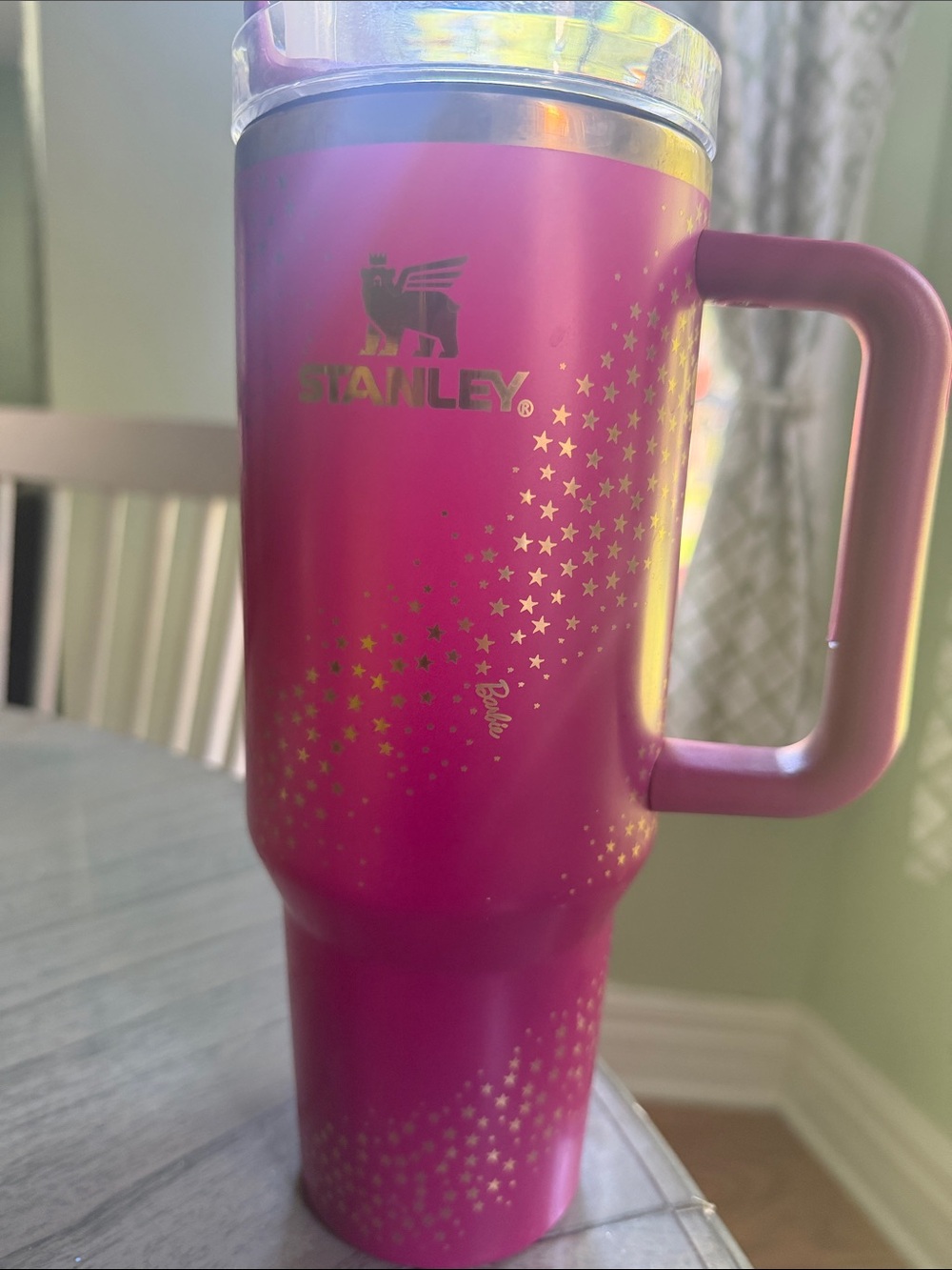 Limited edition Stanley x Barbie 70s Superstar Quencher 40 oz tumbler